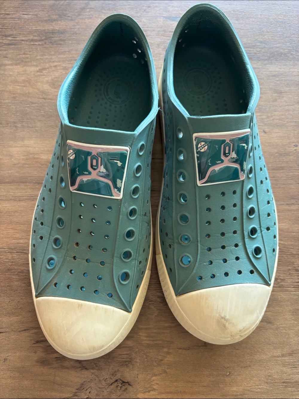 Native Shoes Jefferson Star Wars Print Bounty Green  Women's 8